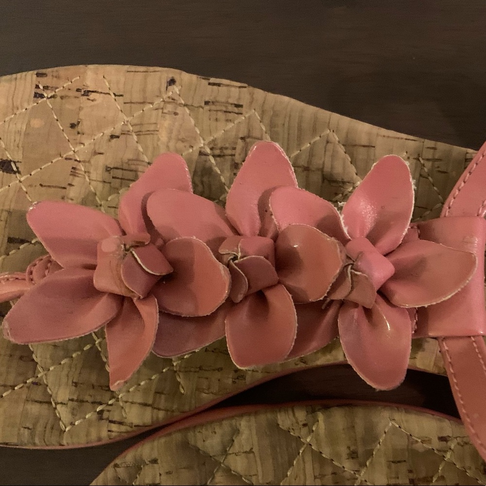 Pretty in pink sandals, feminine, comfortable